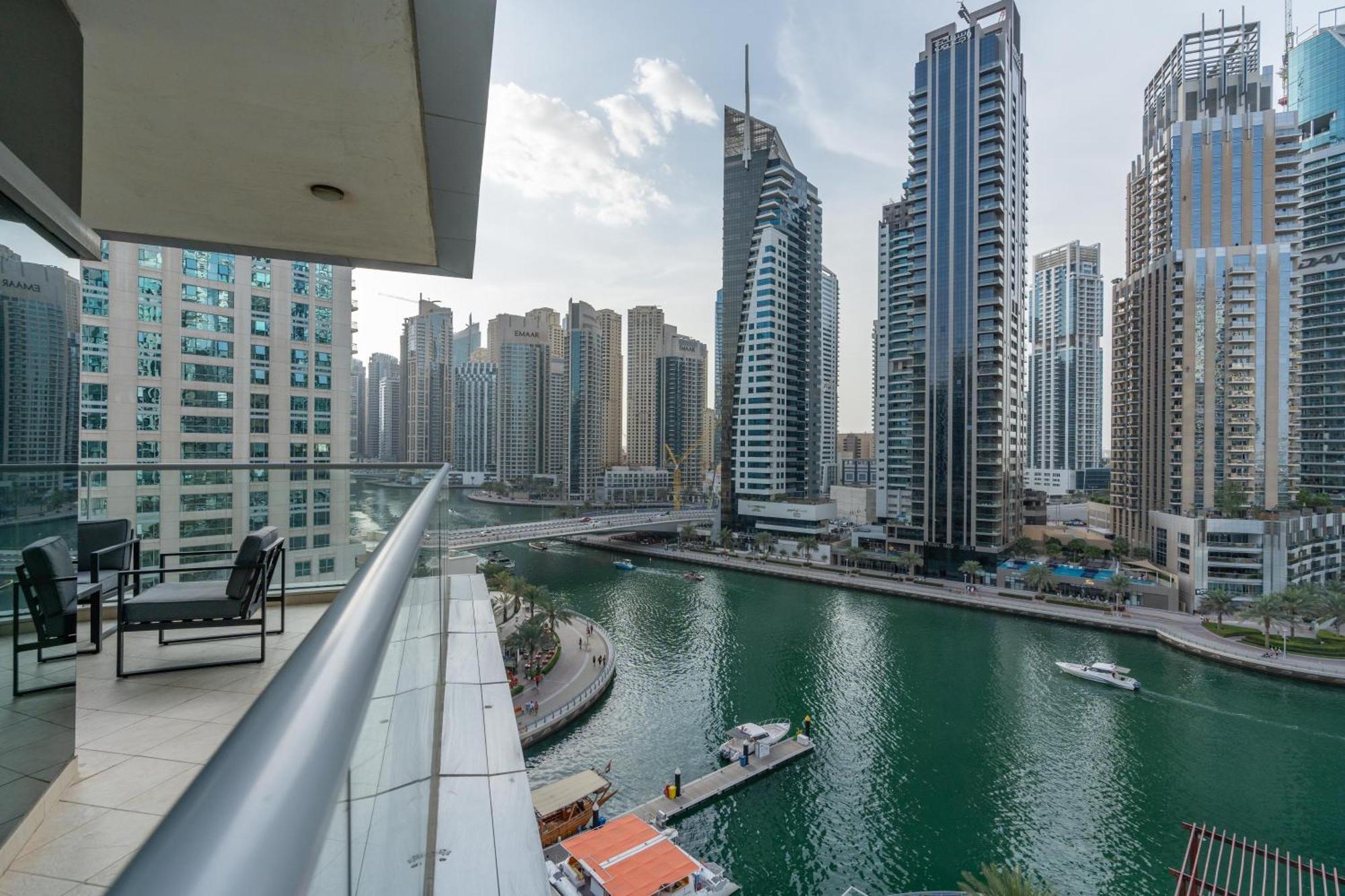Vacay Lettings - Full Marina View 3 Bedroom Plus Maid Room Dubai Exteriör bild