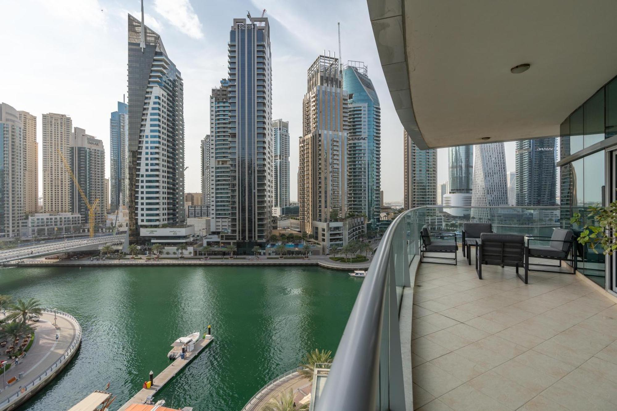 Vacay Lettings - Full Marina View 3 Bedroom Plus Maid Room Dubai Exteriör bild