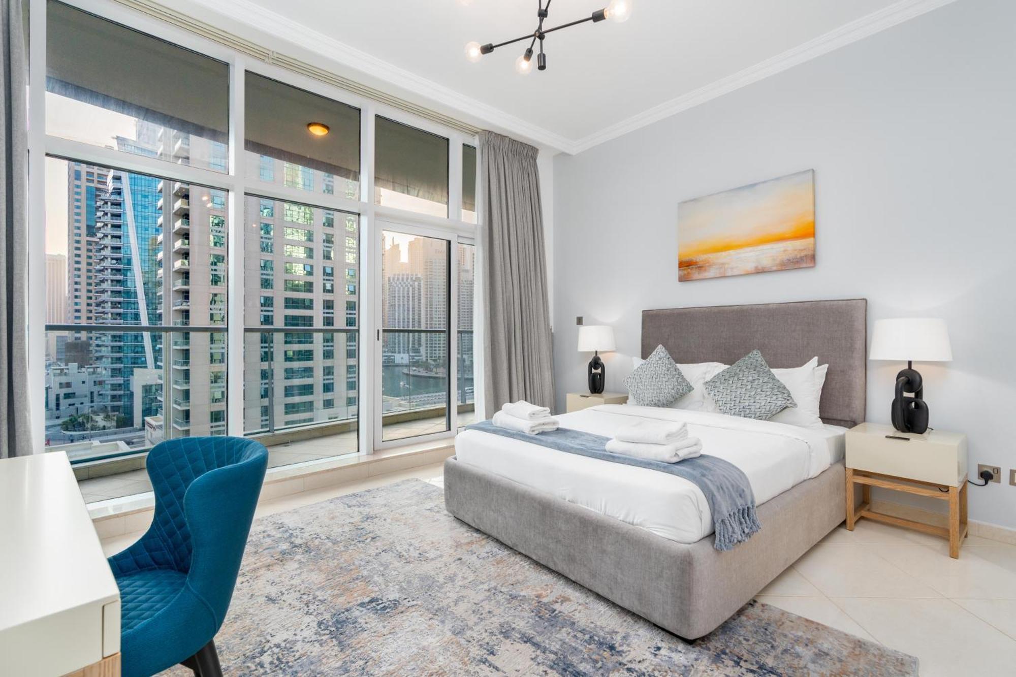 Vacay Lettings - Full Marina View 3 Bedroom Plus Maid Room Dubai Exteriör bild