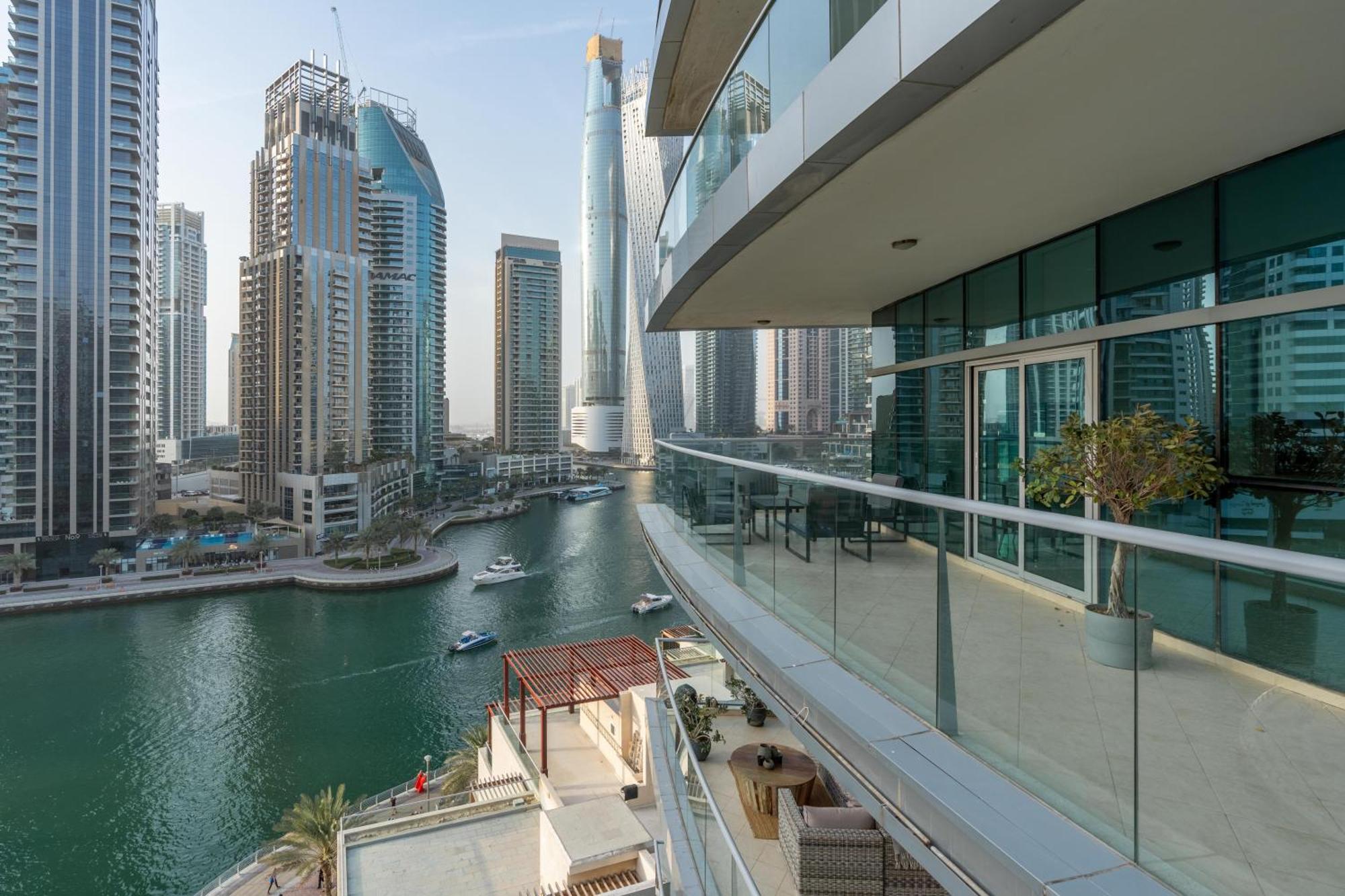 Vacay Lettings - Full Marina View 3 Bedroom Plus Maid Room Dubai Exteriör bild