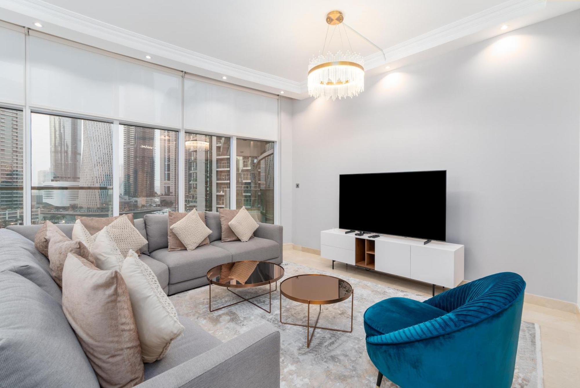 Vacay Lettings - Full Marina View 3 Bedroom Plus Maid Room Dubai Exteriör bild