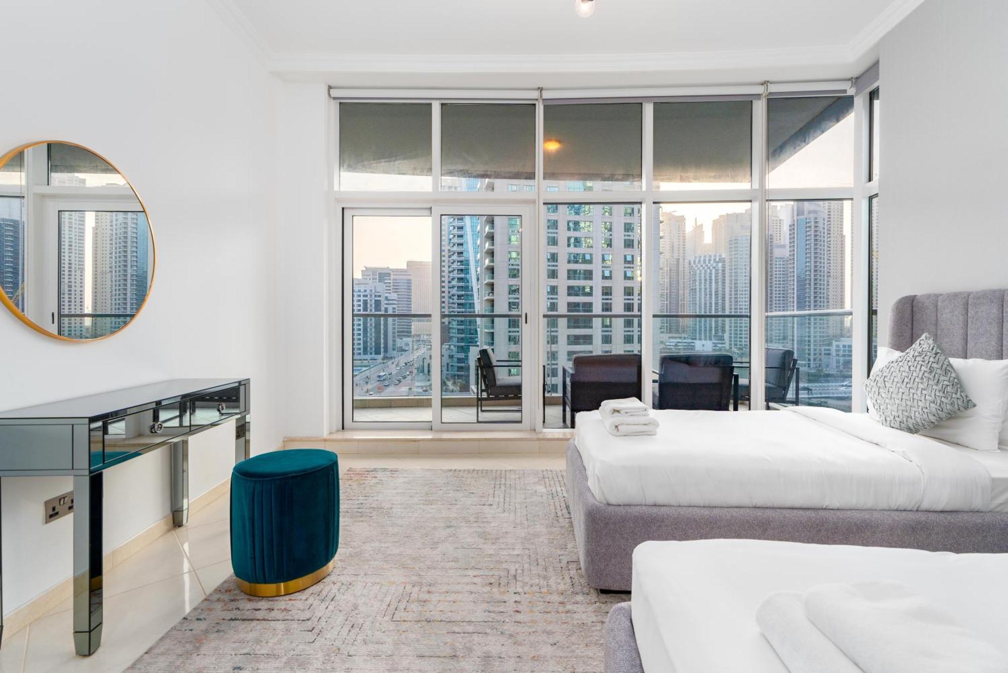 Vacay Lettings - Full Marina View 3 Bedroom Plus Maid Room Dubai Exteriör bild